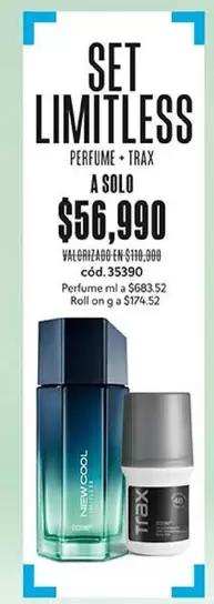 Trax - SET LIMITLESS PERFUME - TRAX