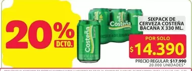 Costeña - CERVEZA BACANA