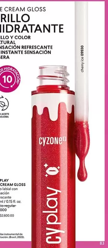 Play - ICE CREAM GLOSS BRILLO HIDRATANTE
