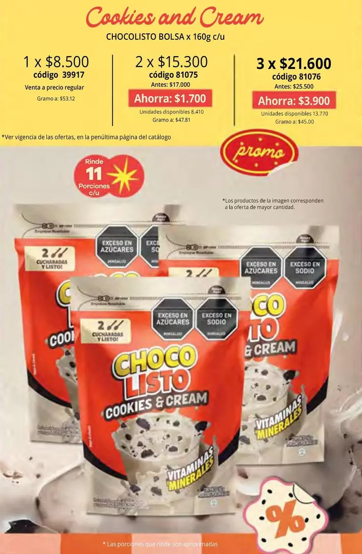Chocolisto - CHOCO LISTO COOKIES & CREAM