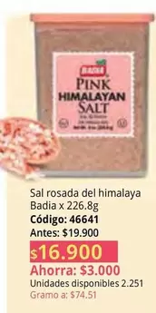 Badia - Sal rosada del himalaya 46641