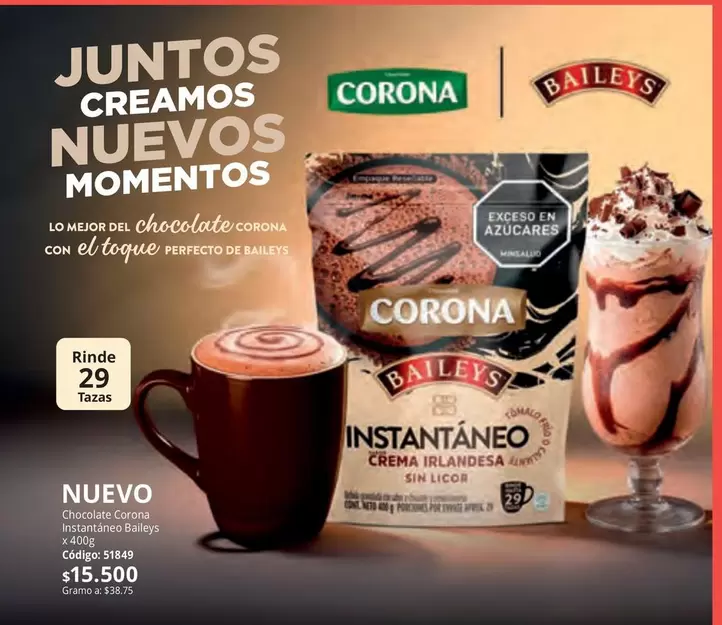 Baileys - Instantáneo Crema Irlandesa