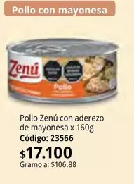 Zenú - Pollo con aderezo de mayonesa