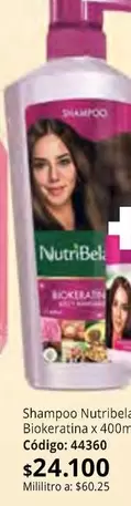 NutriBela - Shampoo Biokeratina x 400m