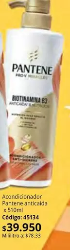 Pantene - Acondicionador anticaída x 510ml Código: 45134