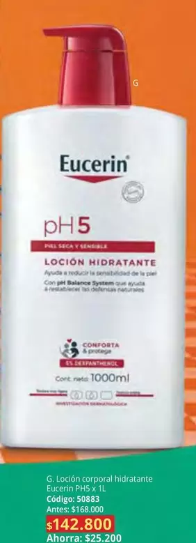 Eucerin - Loción Corporal Hidratante pH5