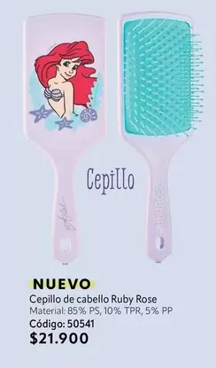 Ariel - Cepillo de cabello Ruby Rose CÓDIGO: 50541