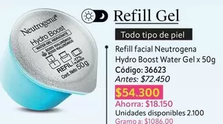 Neutrogena - Refill Gel Hydro Boost Water Gel x 50g