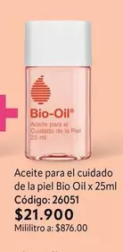 Bio Oil - Aceite para el cuidado de la piel  x 25ml C
uevo: 26051