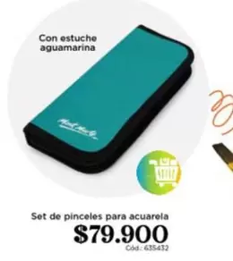 Set de pinceles para acuarela