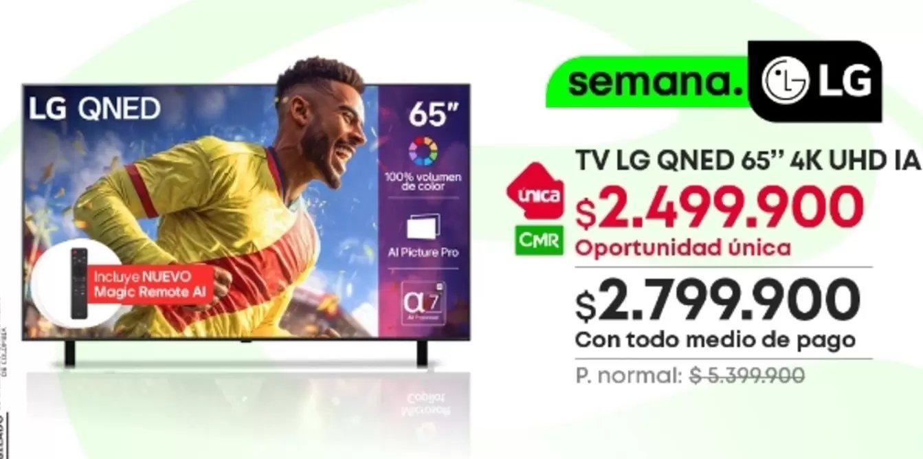 LG - TV QNED 65" 4K UHD