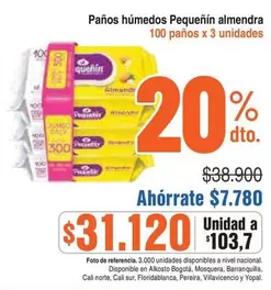 Pequeñín - Paños húmedos
