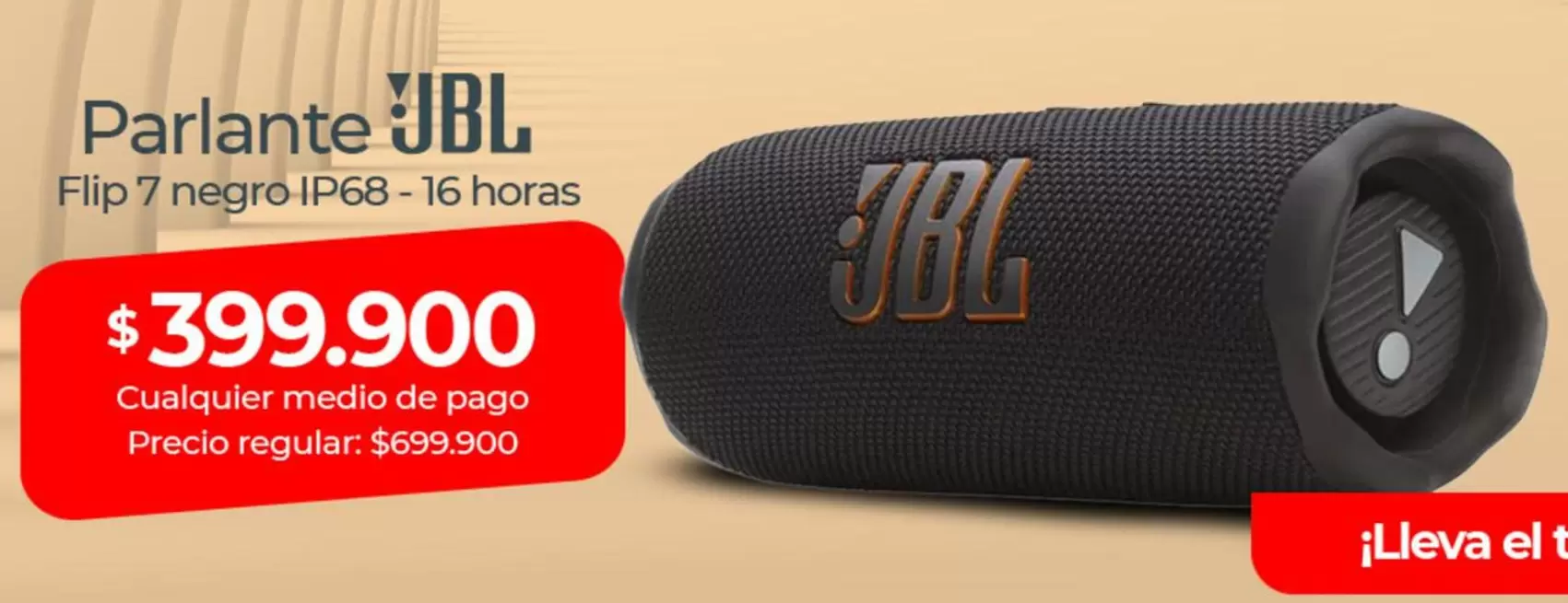 Pago - Parlante Flip 7 negro