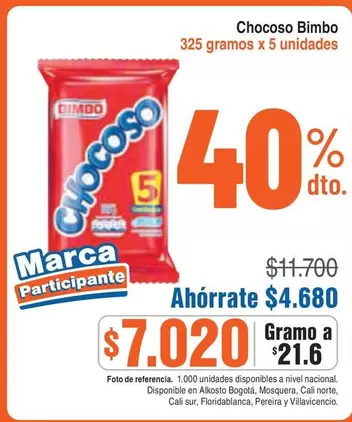 Bimbo - Chocoso