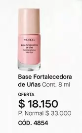 Yanbal - Base Fortalecedora de Uñas Cód. 4854