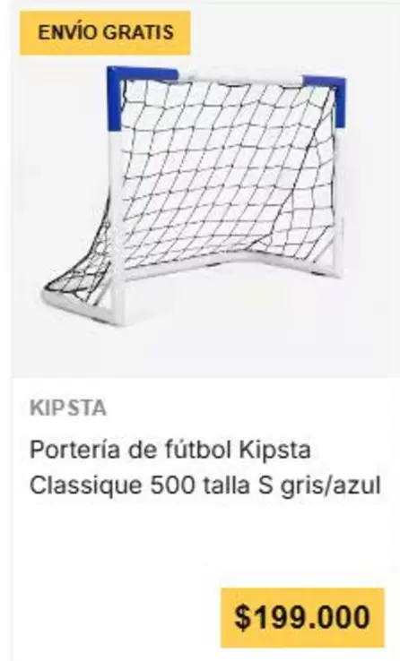 Kipsta - Portería de fútbol Classique 500 talla S