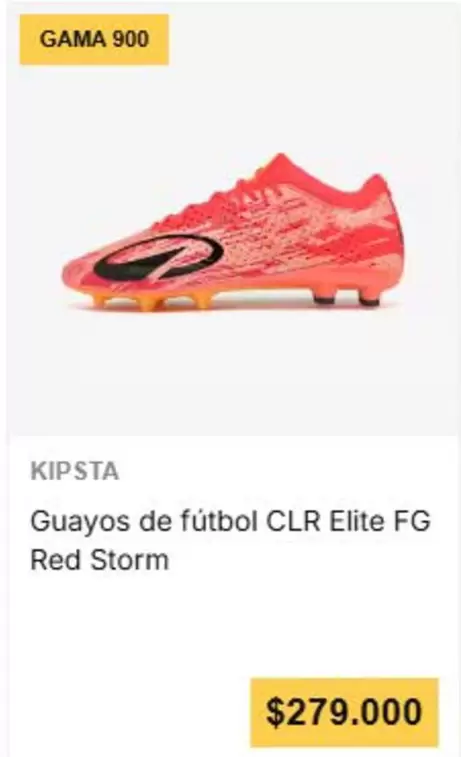 Kipsta - Guayos de fútbol CLR Elite FG