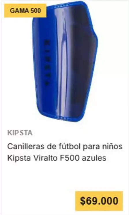 Kipsta - Canilleras de fútbol Viralto F500