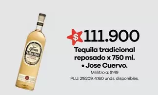 Jose Cuervo - Tequila Tradicional Reposado