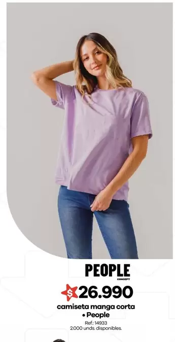 People - Camiseta Manga Corta