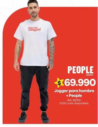 People - Jogger Para Hombre