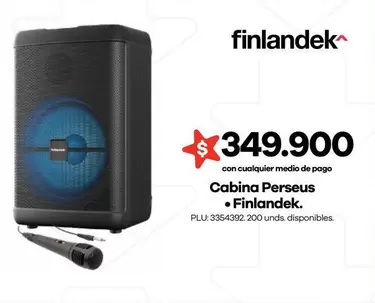 Finlandek - Cabina Perseuse