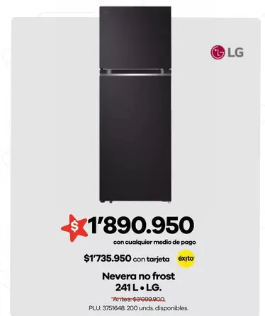 LG - Nevera No Frost