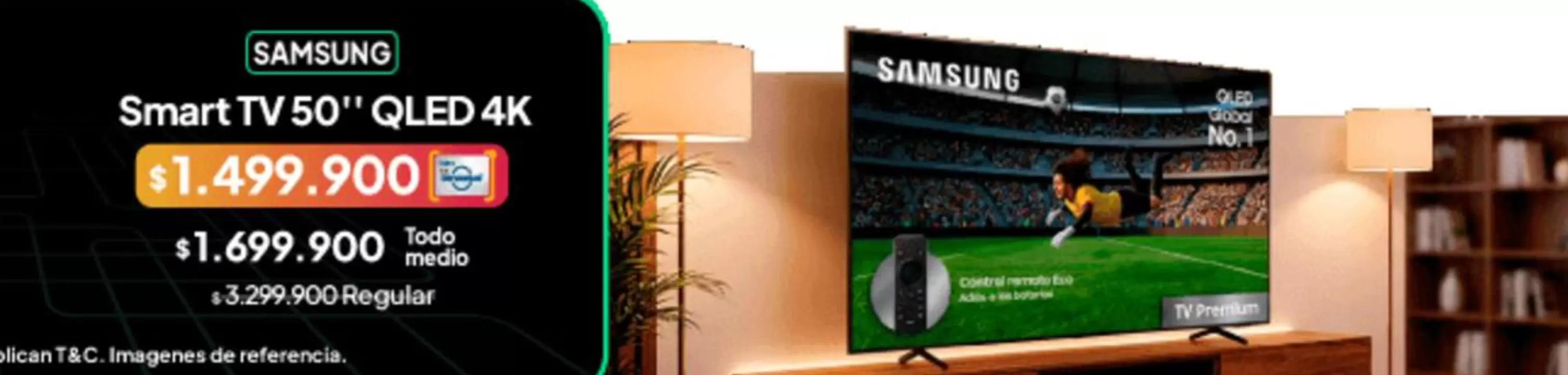Samsung - Smart TV 50" QLED 4K