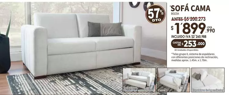 Sistema - SOFÁ CAMA