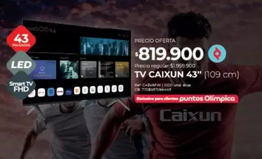 Led - TV CAIXUN 43" (109 cm)