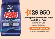 Fab - Detergente Polvo Ultra Flash