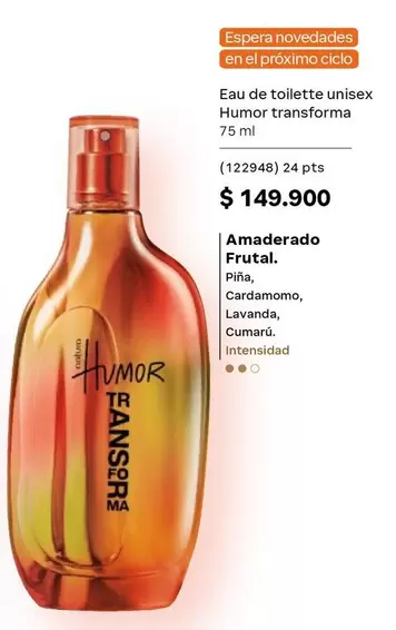 Natura - Eau de toilette unisex Humor Transforma 75 ml (122948)