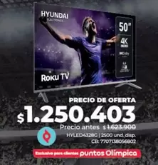 Hyundai - Roku TV