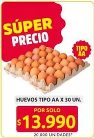 HUEVOS TIPO AA