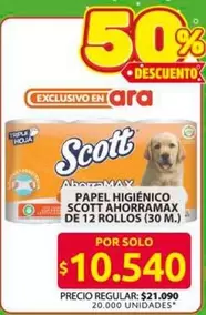 Scott - PAPEL HIGIÉNICO AHORRAMAX