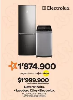 Electrolux - Nevera + Lavadora
