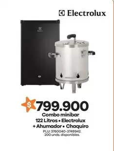 Electrolux - Combo Minibar + Ahumador Chaquiro