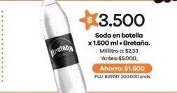 Bretana - Soda En Botella