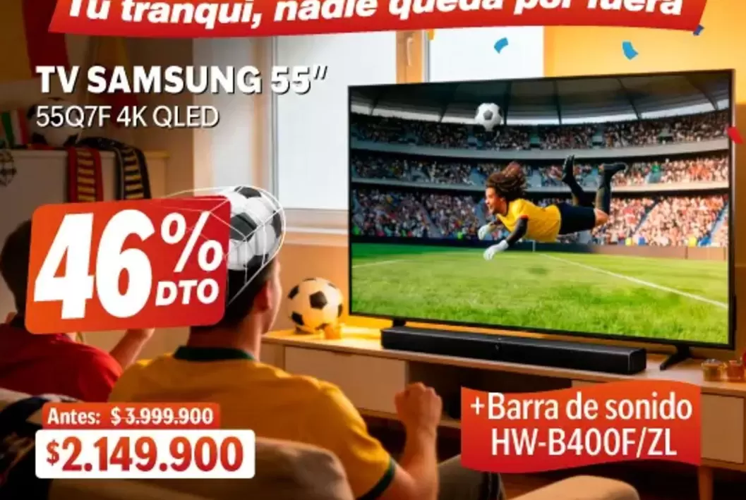Samsung - TV 55" 55Q7F 4K QLED