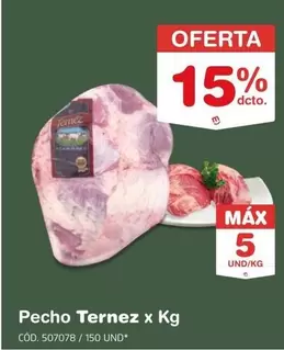 Ternez - Pecho  x Kg Cód. 507078
