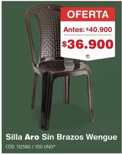Aro - Silla  Sin Brazos Wenge
