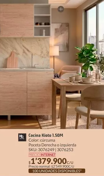 HC - Cocina Kioto 1.50M