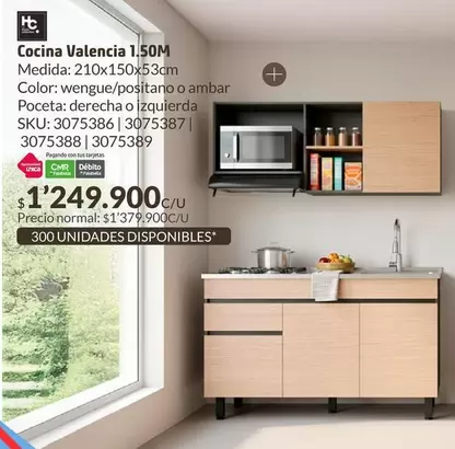 HC - Cocina Valencia 1.50M