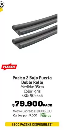 Fixser - Bajo Puerta Doble Rollo