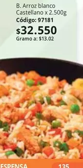 Castellano - Arroz blanco