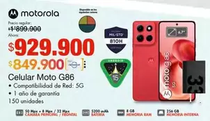 Motorola - Celular Moto G86