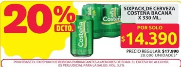 Costeña - CERVEZA BACANA