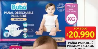 Bubu - Pañal Desechable Premium