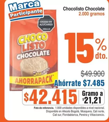 Chocolisto - Chocolate