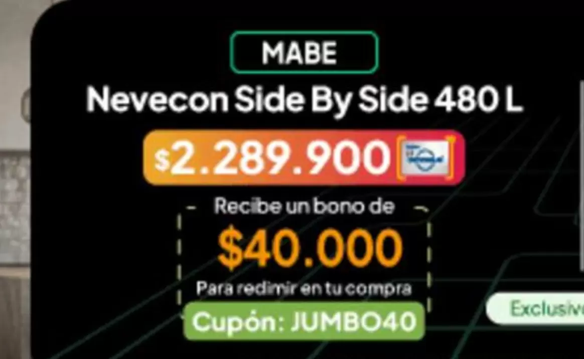Mabe - Nevecon Side By Side 480 L